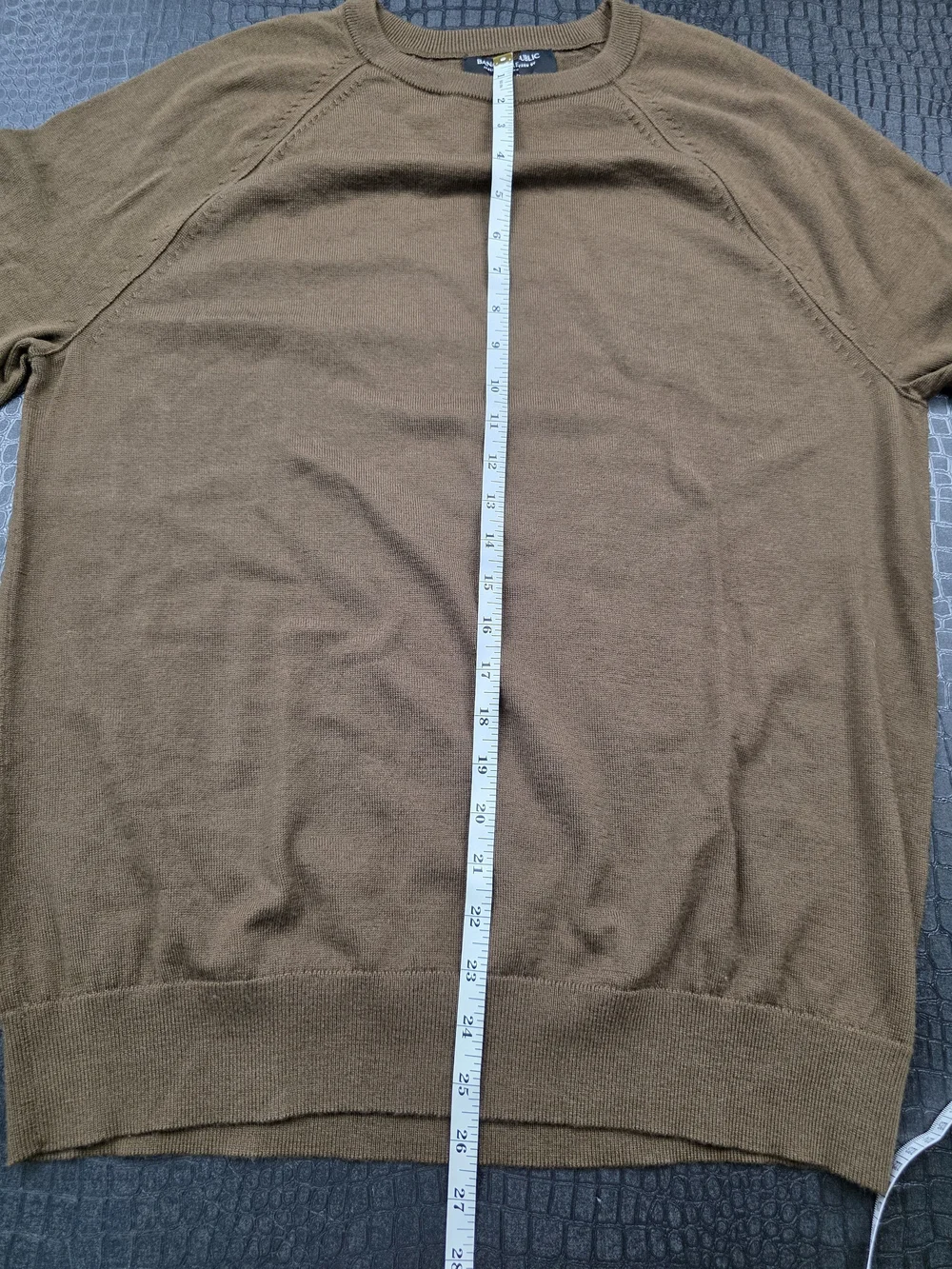 Banana Republic By Baruffa Italian Merino Wool Sweater Brown Size Large